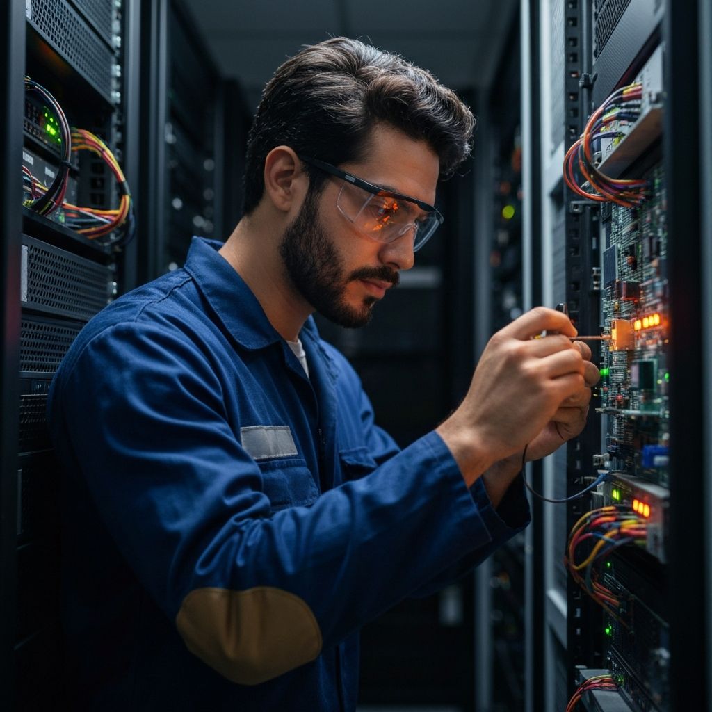 Steckdosen, Schalter und Beleuchtung