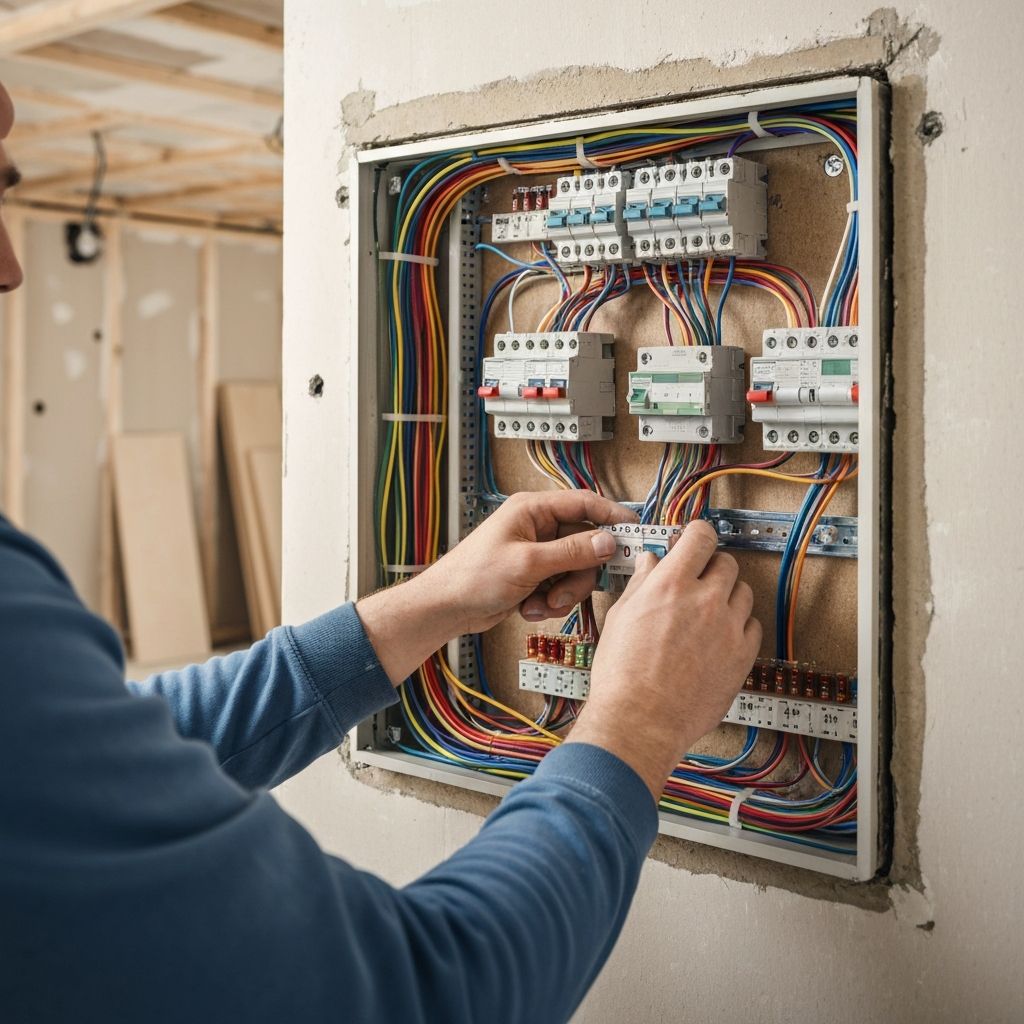 Elektrische Installationen und Verkabelung
